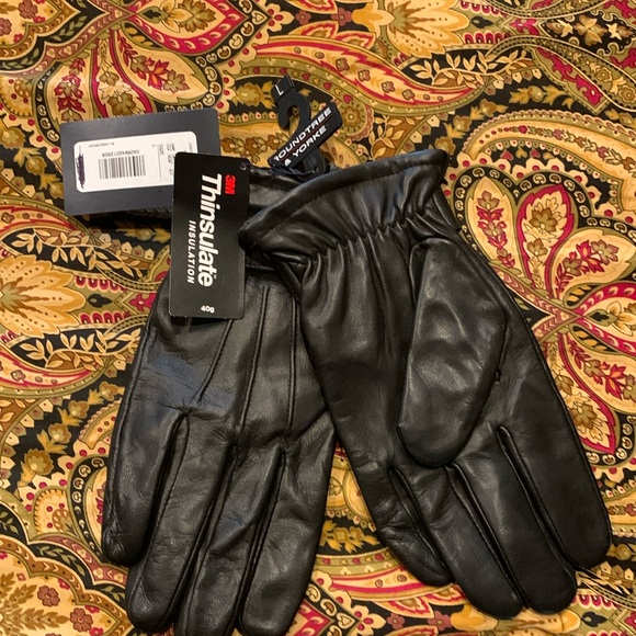 Roundtree & Yorke Other - Mens Roundtree & Yorke Leather Thinsulate Lined Gloves NWT